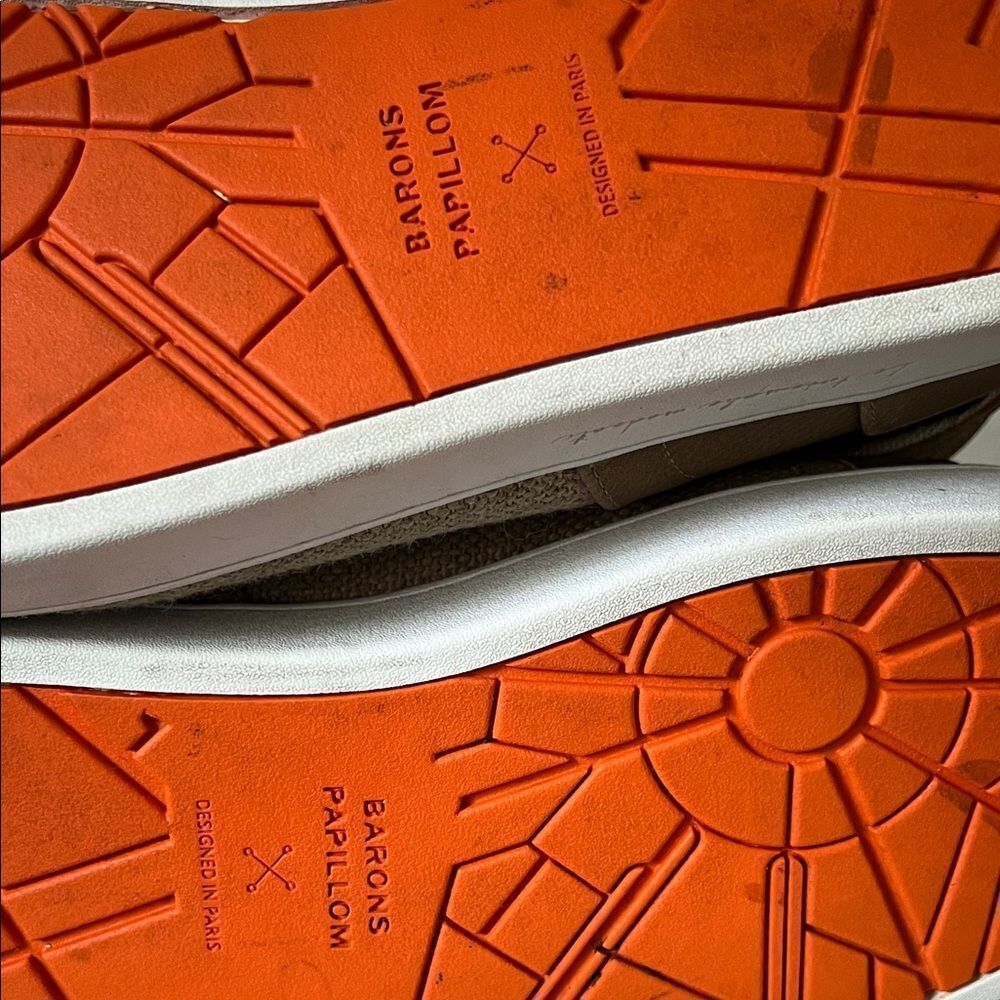 Like New! Baron Papillon Paris Luxury Vegan Sneakers in Size 39 FR - Picture 13 of 14